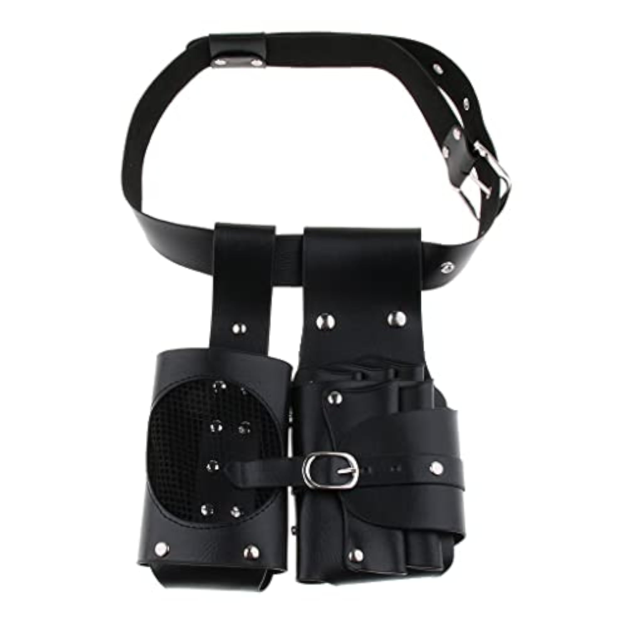 Professional Hairdressing Scissors Holster Tool Holder Waist Bag, Black